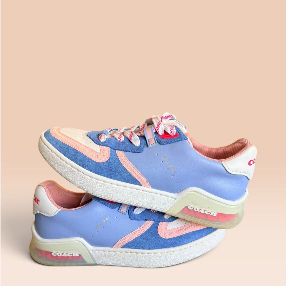 Coach - Citysole Court Periwinkle Low Top Sneakers 6.5 Style Code: G5509 - Picture 5 of 9